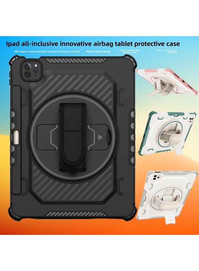 2025 Application IPadPro11 Flat Case Mini7 Protective Case 10.2 Wrist Strap 9.7 Bracket Rear Case Air456